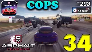 ASPHALT 9: LEGENDS - COPS HAUNTED ESCAPE MODE - #34
