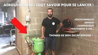 Comment se lancer dans l'aérogommage ? Interview MSHDECAP et son aérogommeuse CALAO ACF #aerogommage