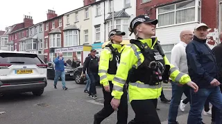 a scene  from the football factory ? DERBY COUNTY FANS