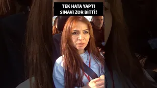 Gerçek Sınav-Rampada Stop Etti, Sınavı Zor Bitti.