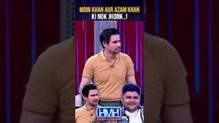 Moin Khan vs Azam Khan - #azamkhan #hasnamanahai #tabishhashmi #geonews #shorts