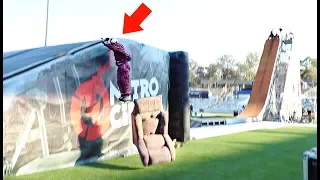 RECLINER Vs. MEGA RAMP *Missed the landing*