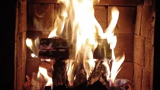 🔥 Cozy Fireplace ! Fireplace with Crackling Fire Sounds. Crackling Fireplace - Real Fireplace # 18
