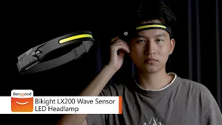 Bikight LX200 Ultra Bright Wave Sensor LED Headlamp- Shop on Banggood