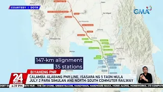 Calamba-Alabang PNR line, isasara ng 5 taon mula July 2 para simulan ang North-South... | 24 Oras