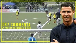 RONALDO COMMENTA LA PARTITA DI RONALDO JUNIOR | JUVENTUS-BORUSSIA DORMUND U9|