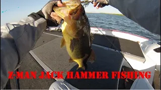 Fishing Z-Man Jack Hammer for BIG Bass!!!