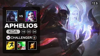 Aphelios ADC vs Jinx - KR Challenger - Season 12 Patch 12.5