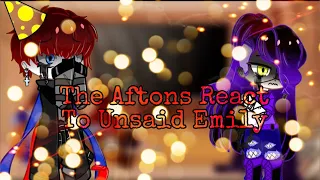 The Aftons and Emily reacts to Unsaid Emily/200  sub special!