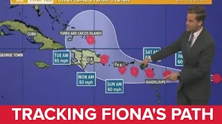 Thursday morning Tropical Storm Fiona Update