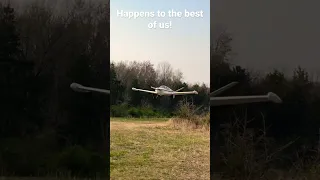 Flare! Hard landing in the old 1950 V-Tail Bonanza