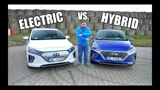 Hyundai IONIQ Electric vs. Hybrid Comparison (ENG) - Test Drive and Review