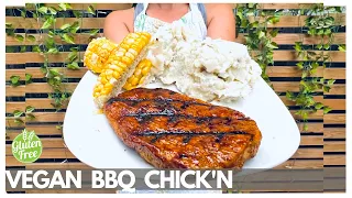 Vegan BBQ Chicken (vegetarian, soy and gluten free)