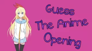 GUESS THE ANIME OPENING QUIZ | 15 OPENINGS | EASY-HARD