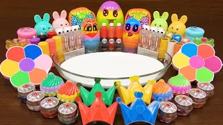 Mixing Random into GLOSSY Slime ! Satisfying Slime Video #278 - Nastya Slime