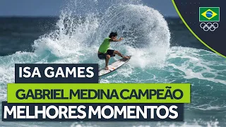 GABRIEL MEDINA é CAMPEÃO do ISA Games 2024