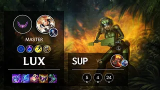 Lux Support vs Brand - EUW Master Patch 12.3