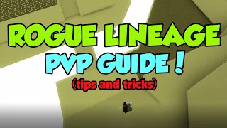 ROGUE LINEAGE: How to get better at PvP! | PvP Tips and Tricks | Roblox Rogue Lineage Basics #3