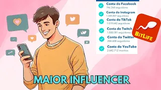 Como VIRAR um Influencer no BitLife BR? [DESAFIO E DICAS]