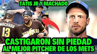 Tatis Jr Y Manny Machado Castiganron Con Enorme Batazos A Max Scherzer De Los Mets