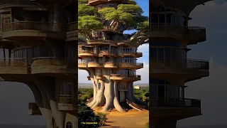 africa magical baobab tree house