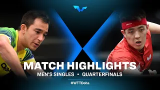 Hugo Calderano vs Dang Qiu | MS | WTT Contender Doha 2022 (QF)