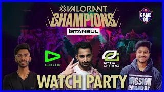 VCT Watch Party | Grand Finals | Optic Gaming Vs LOUD| Ft  @MambaSR  @YThathoda and @Solomanan
