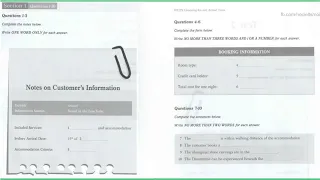 IELTS listening- Recent Actual Test Vol.1 # Test 2 FULL & Answer key