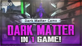 29 DIAMOND GUNS IN ONE GAME! Unlocking "DARK MATTER CAMO" In 1 MATCH! (Black Ops 3 DARK MATTER)