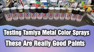 Testing Tamiya Metal Colors Spray Cans - These Are Really Nice Paints