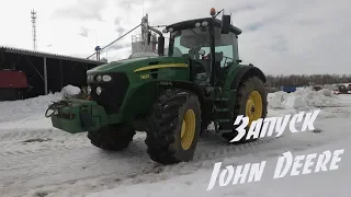 John Deere 7830 |запуск после зимней спячки|