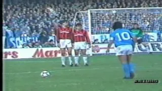 Serie A 1988-1989, day 07 Napoli - Milan 4-1 (Maradona, 2 Careca, Francini, Virdis)