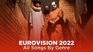 Eurovision 2022: All Songs By Genre