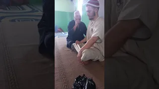 Shaykh Abder Rouf Ben Halimah Demonstrating Jin Catching in the Mosque.