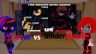 frisk au react to error vs underplayer