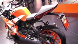 2017 KTM RC 125 SE Exclusive Features Edition Walkaround Review Look in HD