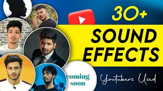 30+ Sound Effects for YouTube Video Editing | No Copyright | Download Link Given ❤️