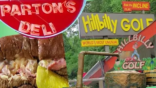 Parton's Deli Review & Hillbilly Golf Gatlinburg Tennessee Sandwiches and Mini Golf Old School 2020