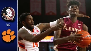 Florida State vs. Clemson Men's Basketball Highlights (2016-17)