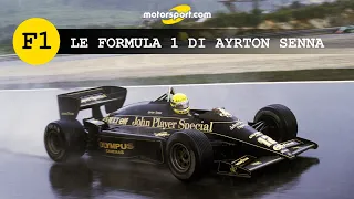 Le Formula 1 di Ayrton Senna