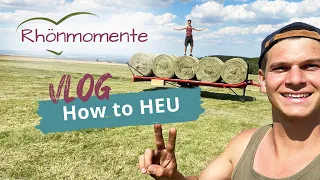 Woher kommt eigentlich unser HEU? l VLOG l Rhönmomente