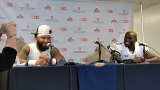 Ohio State - Michigan post game presser: Jim Harbaugh, Mike Sainristil, Mike Barrett