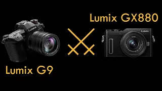 Видеотест Panasonic Lumix G9 и Lumix GX880 (GF10) в студии