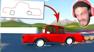 @PewDiePie Drew This Car, So I Made It a Real Working Vehicle - Main Assembly Gameplay