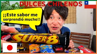 JAPONÉS prueba DULCES y SNACKS CHILENOS por primera vez