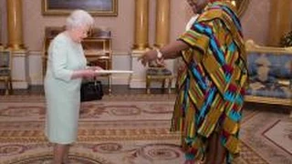 HE Victor Smith, Ghana High Commissioner to UK presentation of Credentials at Buckingham Palace