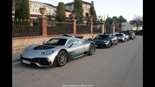 x4 Mercedes-AMG Project ONE driving on public roads!