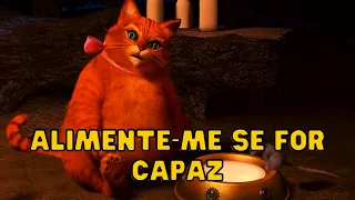 ALIMENTE-ME SE FOR CAPAZ | Gato de Botas Aposentado em Shrek Para Sempre