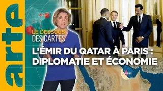 L'Émir du Qatar à Paris : diplomatie et économie | L'essentiel du Dessous des Cartes | ARTE
