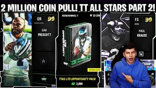 2 MILLION COIN PULL! THEME TEAM ALL STARS PART 2! JOSH ALLEN, PAUL KRAUSE, AND MORE!